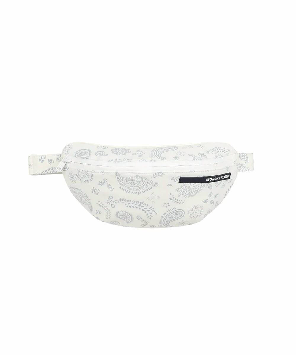 NEW MONDAY FLOW women's free to golf hip sack bag in white